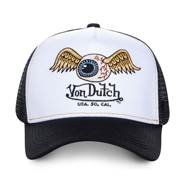 Von Dutch Eyes baseball cap white/black