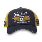 Von Dutch Heritage-Trucker Crew cap flying eye denim/sand