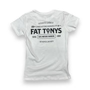 Stay Classy Cafe T-Shirt White Ladies Cut