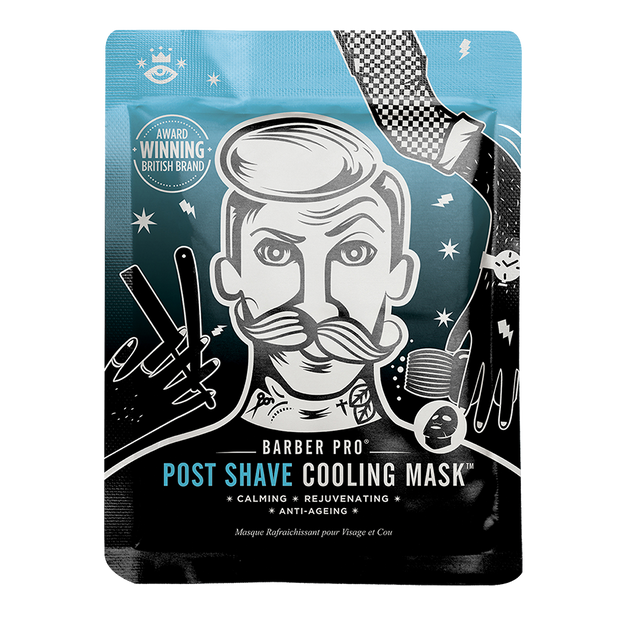 POST SHAVE COOLING MASK WITH ANTI-AGEING COLLAGEN