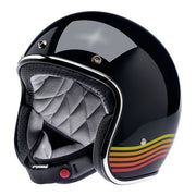 Biltwell Bonanza helmet gloss black spectrum