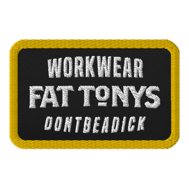 Embroidered patch - Workwear yellow