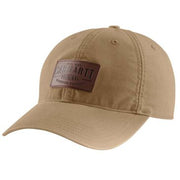 Carhartt rigby stretch fit leatherette patch cap SAND