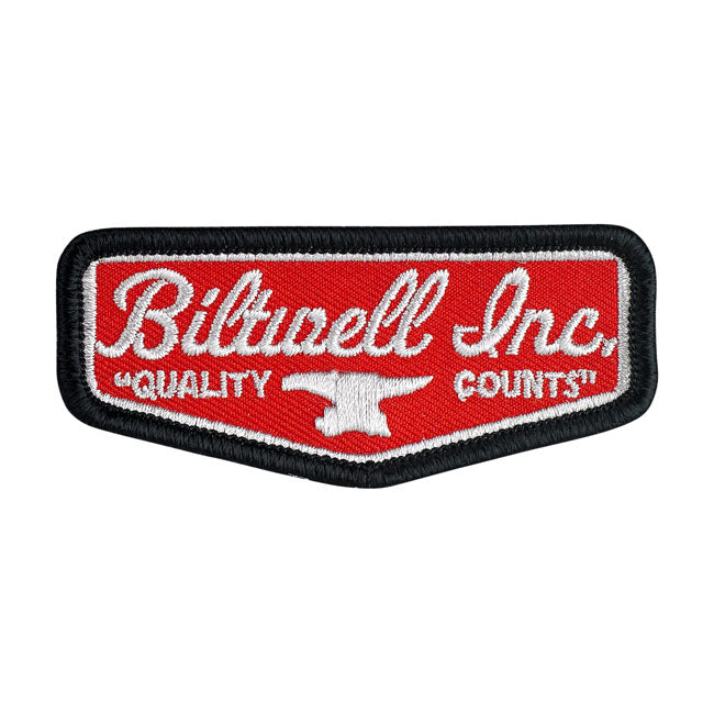 Biltwell Shield patch red/grey/black