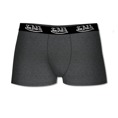 Von Dutch Logo boxershort dark mixed grey