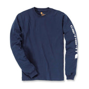 Carhartt Sleeve Logo T-Shirt L/S Navy