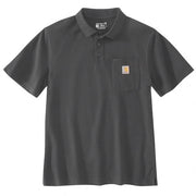 Carhartt Midweight S/S Pocket Polo carbon heather