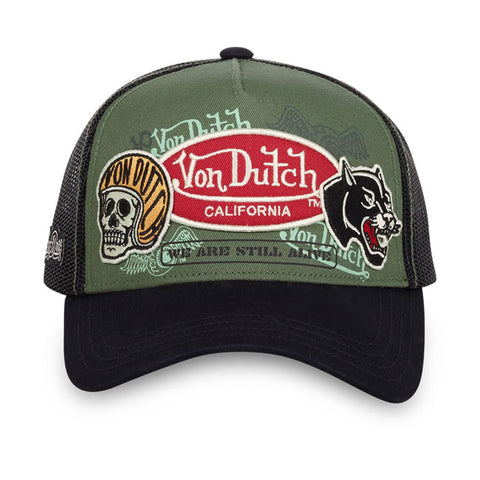 Von Dutch Patches 05 cap green/black