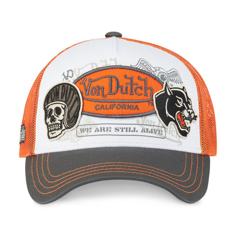 Von Dutch Patches 06 cap orange/brown