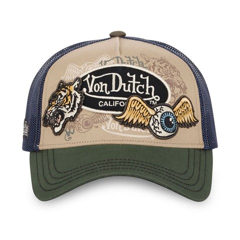 Von Dutch Patches 07 cap olive/navy