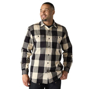 Carhartt Plaid long sleeve shirt oat milk