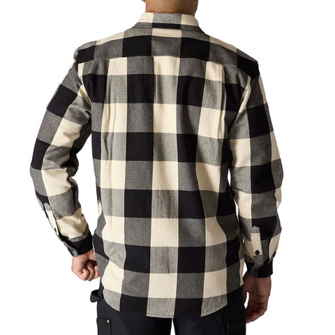 Carhartt Plaid long sleeve shirt oat milk
