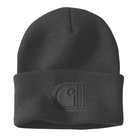 Carhartt Knit Cuffed C Patch beanie black
