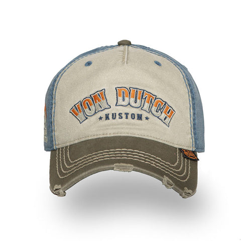 Von Dutch Retro Skull cap blue/green