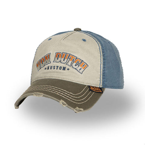 Von Dutch Retro Skull cap blue/green