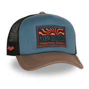 Von Dutch Foam Sun cap blue/brown