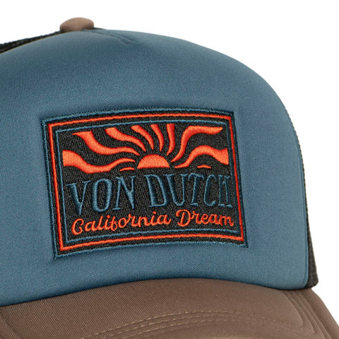 Von Dutch Foam Sun cap blue/brown