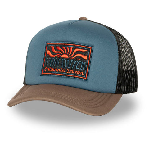 Von Dutch Foam Sun cap blue/brown
