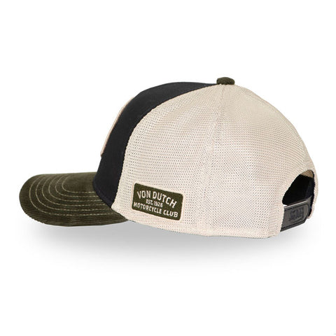 Von Dutch Semi-Curved Skull cap black/green/white