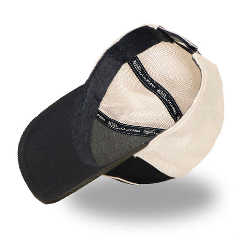 Von Dutch Semi-Curved Skull cap black/green/white