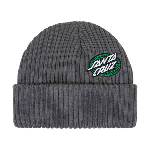 Santa Cruz Global Oval Dot beanie storm grey