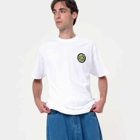 Santa Cruz Roskopp Screaming Target t-shirt white