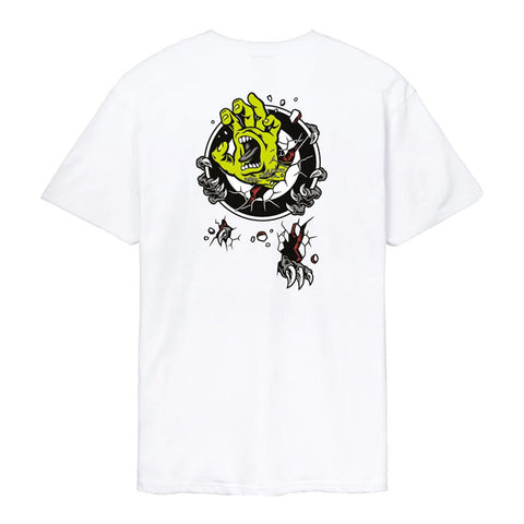Santa Cruz Roskopp Screaming Target t-shirt white
