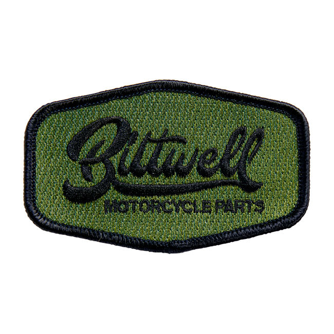 Biltwell Cursive patch 3,5" black/green