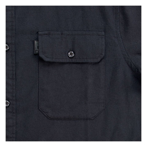 Biltwell Blackout flannel shirt black