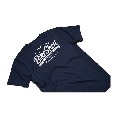 Bike Shed Company T-shirt navy