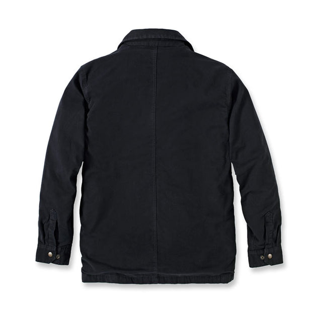 Carhartt Fleece Lined denim shirt jac black