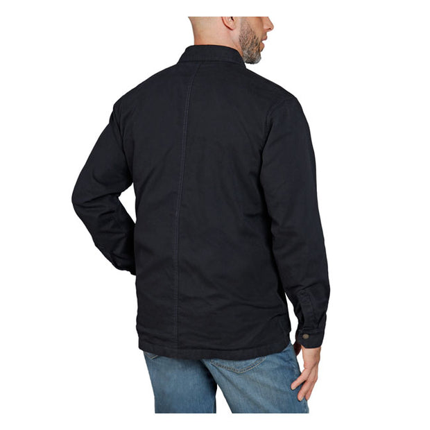 Carhartt Fleece Lined denim shirt jac black