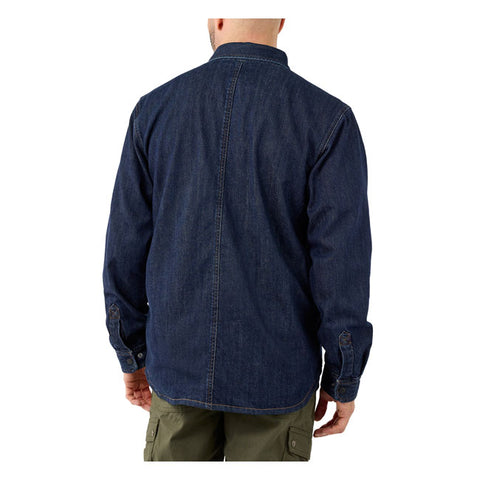 Carhartt Denim Fleece lined shirt glacier