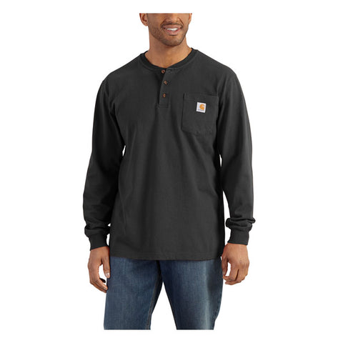 Carhartt Henley longsleeve black