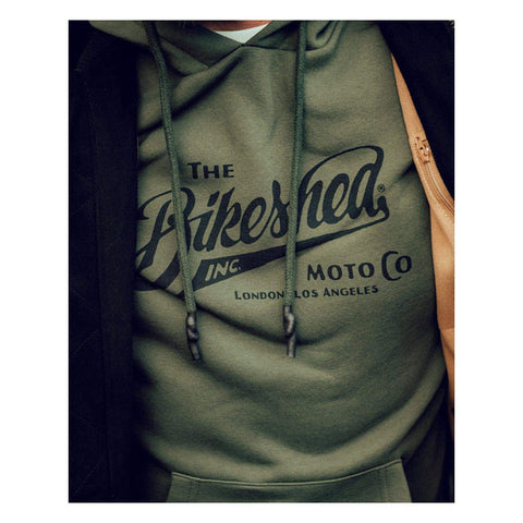 Bike Shed INC hoodie khaki