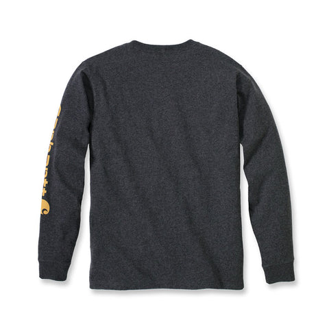 Carhartt Logo long sleeve carbon heather