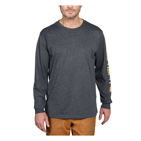 Carhartt Logo long sleeve carbon heather