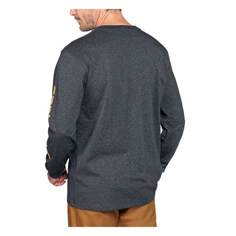Carhartt Logo long sleeve carbon heather