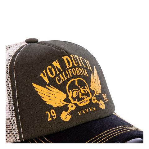 Von Dutch Crew cap black/orange