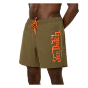 Von Dutch Logo swimshort kaki