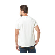 Von Dutch V-neck t-shirt chest pocket white