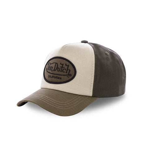 Von Dutch Permament cap 3-coloured marron 1
