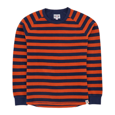 13 1/2 Waffle jersey orange/navy