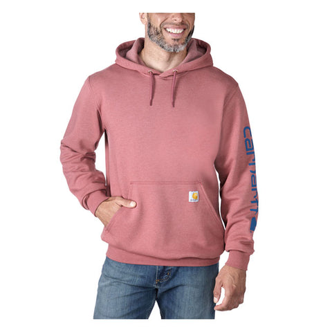 Carhartt Sleeve Logo Hooded sweatshirt apple butter heather