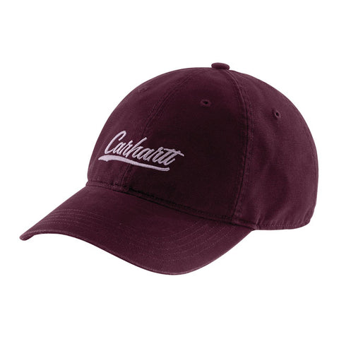 Carhartt Canvas Script Graphic cap blackberry