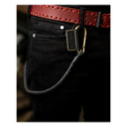 Trip Machine Braided key chain black