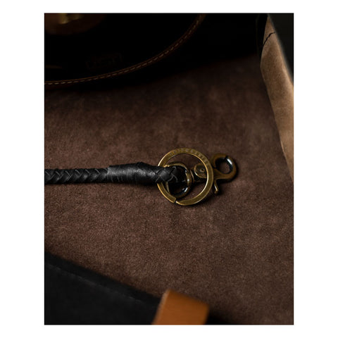 Trip Machine Braided key chain black