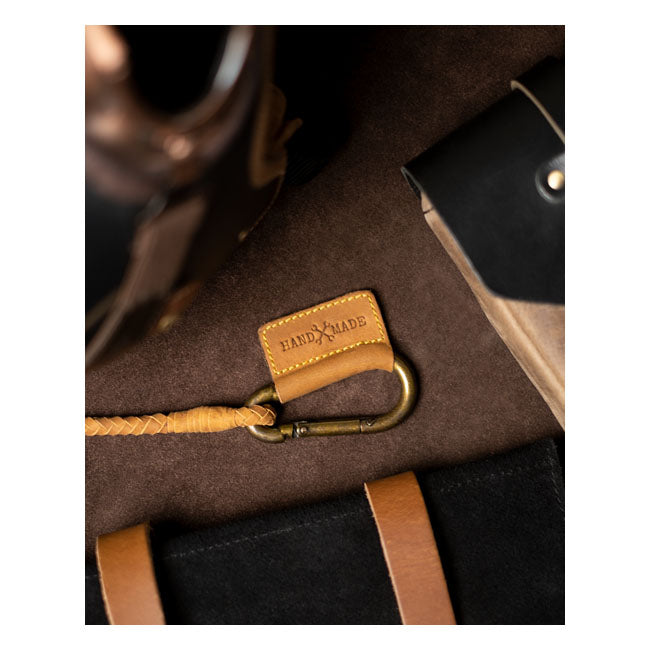 Trip Machine Braided key chain tan