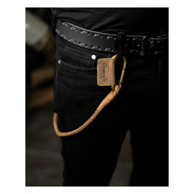 Trip Machine Braided key chain tobacco