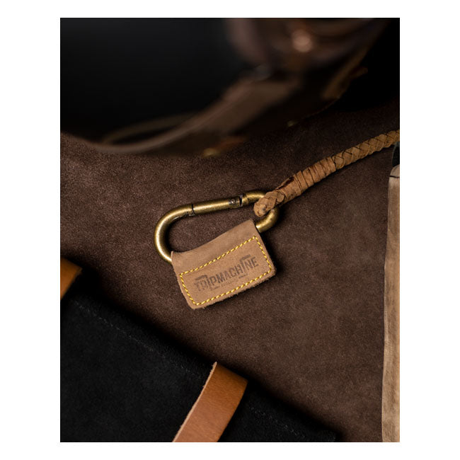 Trip Machine Braided key chain tobacco